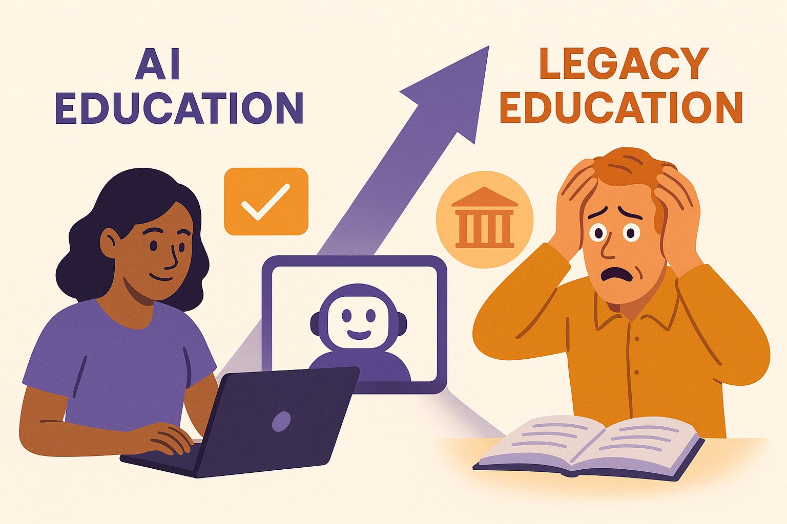 AI vs Legacy Education