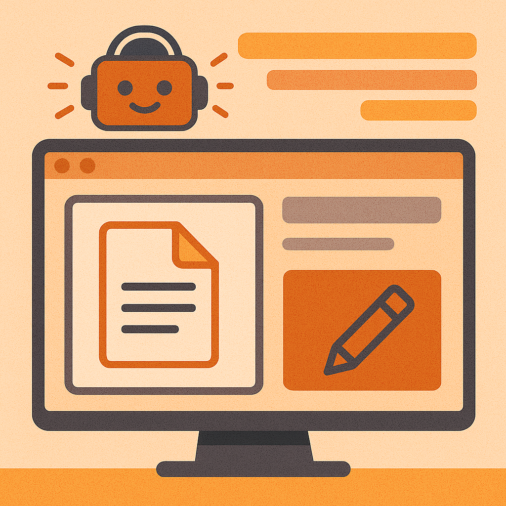 AI-powered writing platform interface