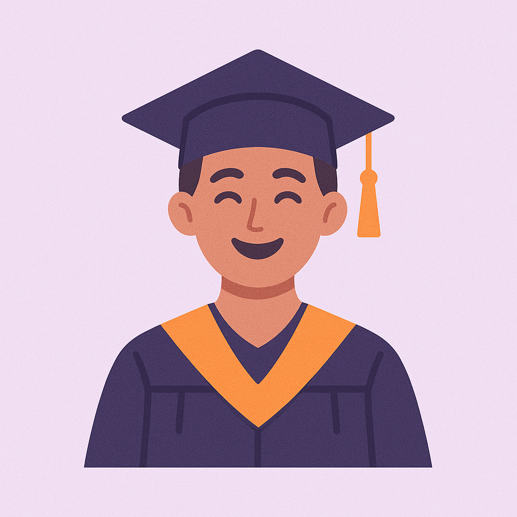 Successful NLPXCore Graduate Happy graduate smiling